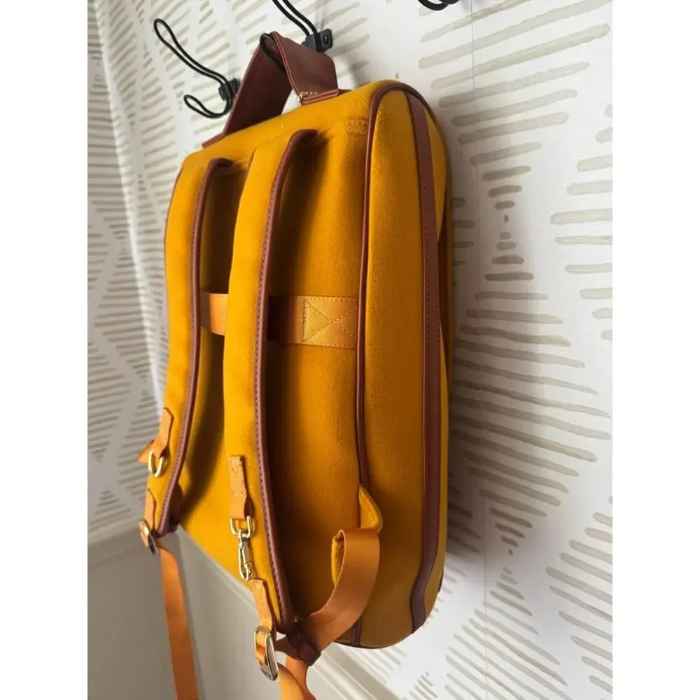 Tote&Carry Varsity Mustard Yellow Backpack